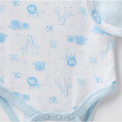 Baby Box Shop - Cesta regalo bebé niño para baby shower con todo lo esencial para bebes recién nacidos con osito de peluche y caja de recuerdos azul