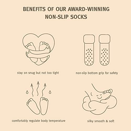 Babysoy Eco Beanie y calcetines Set - Naranja - 0-6 meses