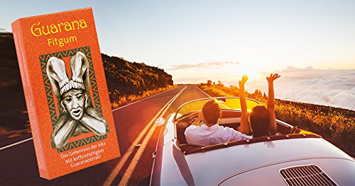 BADERs de la farmacia. Guarana Fitgum. Goma de mascar para más energía con cafeína de guaraná. 24 gomas