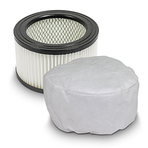 Bajo Juego + Fieltro Filtros de recambio para aspirador de ceniza con motor Filtro de repuesto