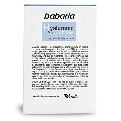 Barbaria - Serum Acido Hialuronico, 30 ml