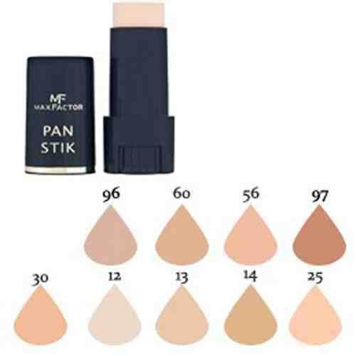 Base de maquillaje Pan Stick de Max Factor con más de 10 tonalidades diferentes a elegir (96 bisque marfil, 1 paquete)