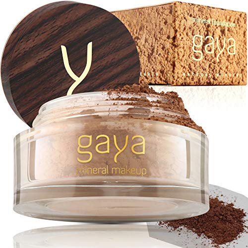 Base Maquillaje Mineral y Vegana - En Polvos, Única 4 en 1 - Completo y con Protector Solar UV, 100% Natural Y Multiuso Todo Tipo De Piel