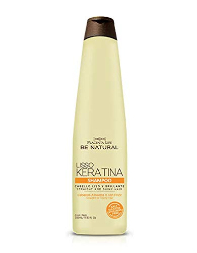 Be Natural - P-Life, Champú y acondicionador (Liso Keratina) 1000 ml. - 1 unidad