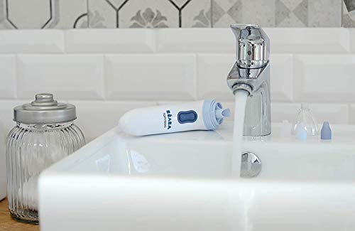 BÉABA Tomydoo - Aspirador Nasal de Bebé Portátil, Eléctrico para Bebé, Ultrarrápido, Fácil de Usar y Evolutivo Gracias a sus 3 Cánulas, Esterilizable