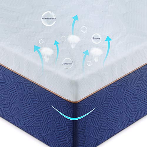 BedStory Colchón Viscoelastico 90 x 190 cm, Colchón de Espuma con Memoria, con Esencia de Lavanda |Extremadamente Duradero | CertiPUR-US Certificado | Certificación ISO 9001