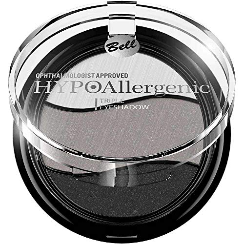 Bell HYPOAllergenic - Sombra de ojos triple tricolor para un aspecto intenso y profundo
