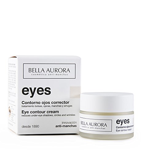 Bella Aurora Eyes Crema Contorno de Ojos Anti-ojeras | Anti-manchas Cara | Anti-edad | Reduce bolsas y ojeras, 15 ml