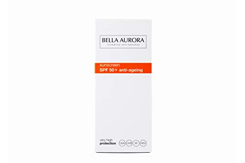 Bella Aurora Protector Solar Facial SPF +50 | Crema de protección Solar Anti-edad | Anti-manchas | Anti-oxidante, 30 ml