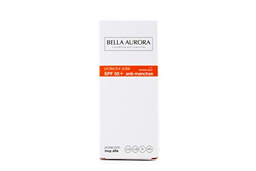 Bella Aurora Protector Solar Facial SPF +50 Piel Normal-seca | Crema de protección Solar, 50 ml