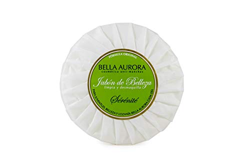 BELLA AURORA Serenité Jabón Desmaquillador Facial de Belleza Limpia a Fondo los Poros de la Cara, 100 gr