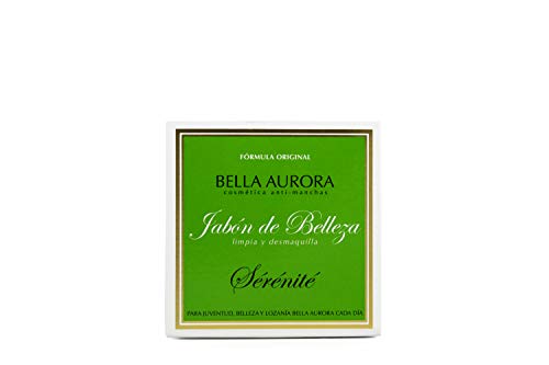 BELLA AURORA Serenité Jabón Desmaquillador Facial de Belleza Limpia a Fondo los Poros de la Cara, 100 gr