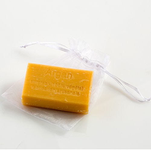 Belleza de Argán marroquí, secreto: Set de regalo con aceite de argán orgánico (100 ml) y jabón de Argán Natural (100 G) en un muy hermoso bolsa de regalo - regalos por bioriens® Cosméticos