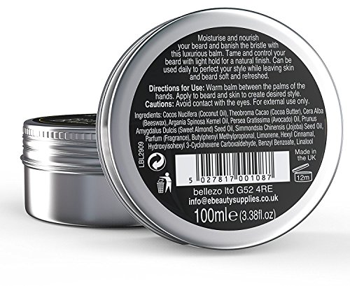 Benjamin Bernard - Bálsamo acondicionador para barba - Cera para una fijación natural - Con aroma - 100 g