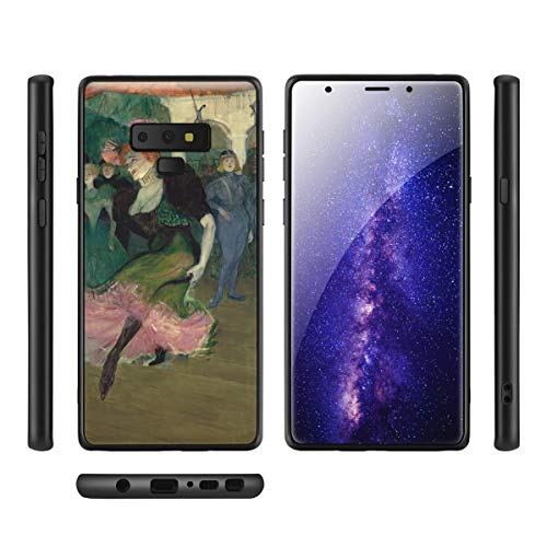 Berkin Arts Henri De Toulouse Lautrec para Samsung Galaxy Note 9/Caja del teléfono Celular de Arte/Impresión Giclee UV en la Cubierta del móvil(Marcelle Lender Danza Il Bolero In)