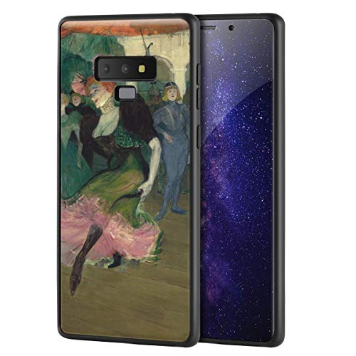 Berkin Arts Henri De Toulouse Lautrec para Samsung Galaxy Note 9/Caja del teléfono Celular de Arte/Impresión Giclee UV en la Cubierta del móvil(Marcelle Lender Danza Il Bolero In)
