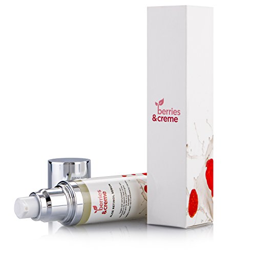 Berries and Crème El mejor suero antienvejecimiento de alta potencia - Mezcla orgánica de antioxidantes con extracto de colágeno marino premium y bayas de goji serum de aloe retinol de 50 ml