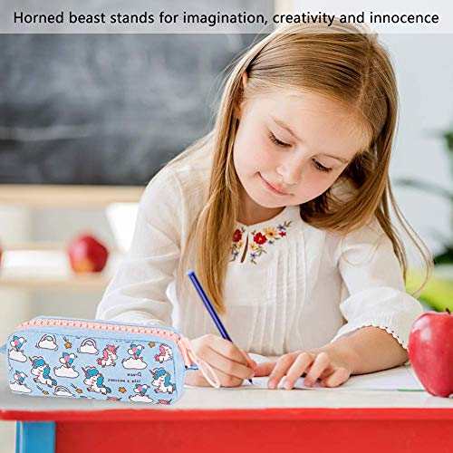 BETOY 2 pcs Unicornio Estuche de Lápices Para Niños, Estuche de lápices Unicornio Lápiz de gran capacidad Bolsas dobles Bolso de lápiz Unicornio para niñas, niños y adultos