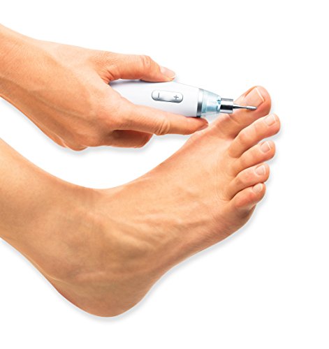 Beurer MP62 - Set manicura pedicura Profesional, luz LED, 10 accesorios incluidos, velocidad ajustable, giro hacía derecha/izquierda, color blanco