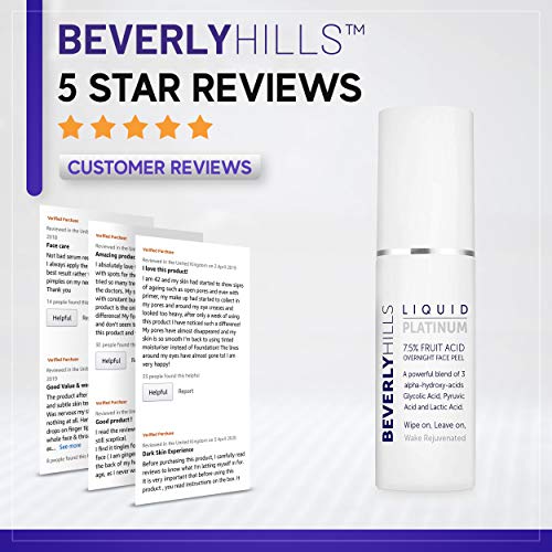 Beverly Hills - Exfoliación Facial Líquida de Platino al 7,5% de Ácido de Frutas con Tres Alfa-Hidroxiácidos (50 ml)