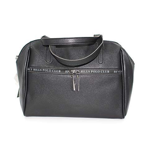 Beverly Hills Polo Club Bolso de mano, compartimento desenfundado, bolsillo exterior con cierre de cremallera de doble vía, doble asa de mano y correa ajustable. BH-1842. Biosaborse.