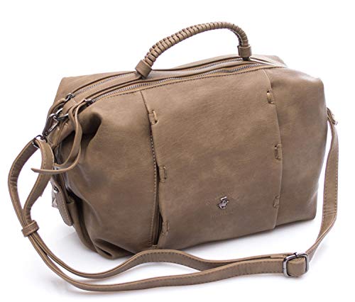 BEVERLY HILLS POLO CLUB Bolso de mujer de piel sintética TóRTOLA Talla única