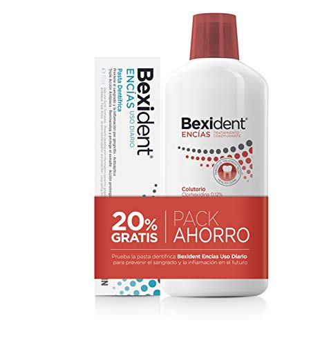 Bexident Encías Colutorio Clorhexidina 500ml+Pasta 125ml