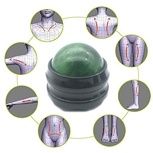 BianchiPatricia Portable Manual Massage Roller Ball Massage Body Therapy Foot Hip Back Relaxer
