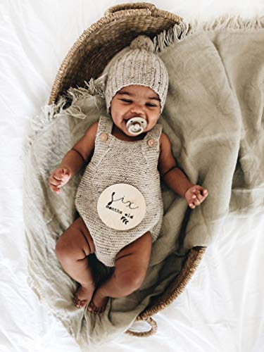 Bibs BPA bebé de goma natural Chupete | Hecho en Dinamarca 2-Pack Blush/Hierro 0-6 Meses