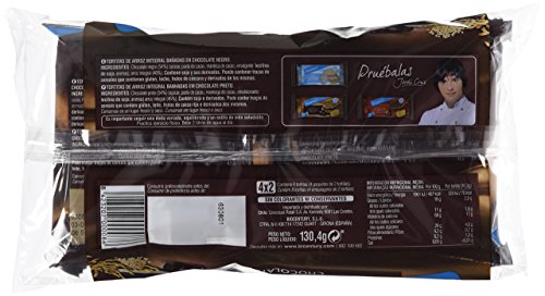 Bicentury - Tortitas Nackis - Arroz Integral Con Chocolate Negro - 4 x 32.6 g - [Pack de 7]