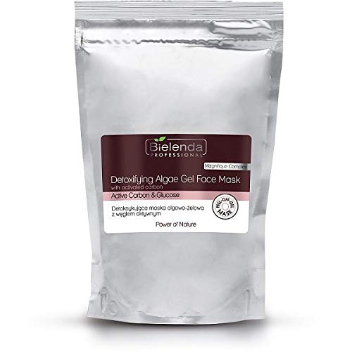 Bielenda Potencia profesional de la naturaleza desintoxicación algas Gel Máscara de carbón activado y glucosa 190 g