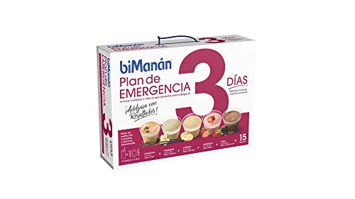 biManán - beSLIM - Sustitutivos para Adelgazar - Plan de Emergencia 3 días - 15 batidos 660 gr