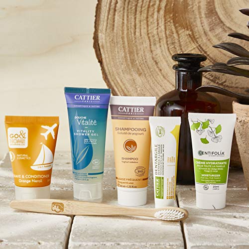 BioBox by Flightbox - Neceser de viaje para hombre, ecológico, completo para viaje, neceser de baño transparente, kit de viaje, impermeable, bolsa cosmética para hombres