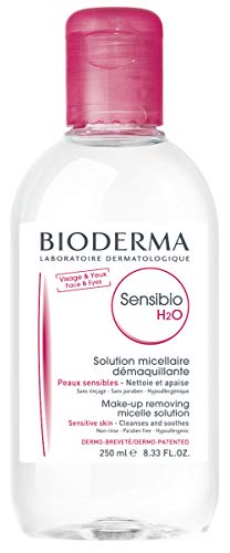 Bioderma Sensibio H2O, Limpiador Micelar y Desmaquillador, 250 ml