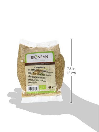 Bionsan Amaranto Ecológico en Grano | 6 Bolsas de 500 gr | Total: 3000 gr