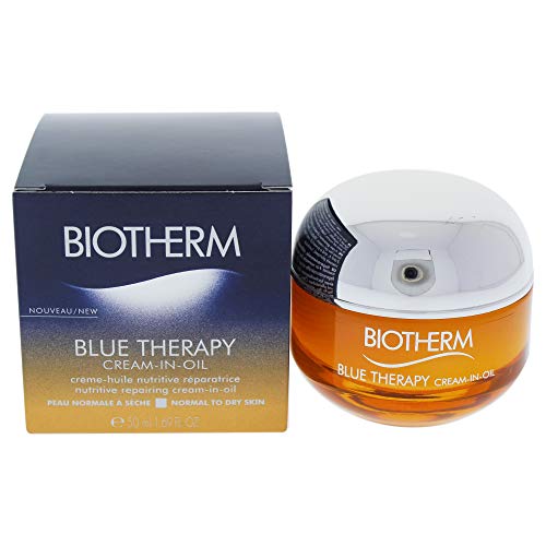 Biotherm Blue Therapy Cream-In-Oil – Tratamiento Antiedad Para Pieles Normales A Secas, 50 ml
