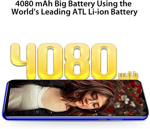 Blackview A60 Teléfono Móvil 16GB ROM (128GB SD), Pantalla 6.1" (19.2:9) Water-Drop Screen Movil, 13MP+2MP+5MP, 4080mAh Batería, Android 8.1 Smartphone Libre Dual SIM, GPS/WiFi/Hotspot-Azul