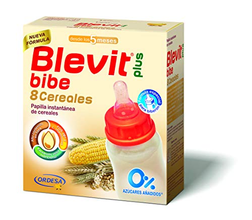 Blevit Plus 8 Cereales Para Biberón, 1 unidad 600 gr. A partir de los 5 meses.