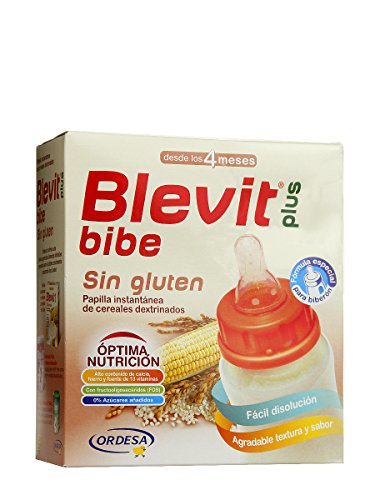 Blevit Plus Bibe Sin Gluten Cereales - Paquete de 2 x 300 gr - Total: 600 gr