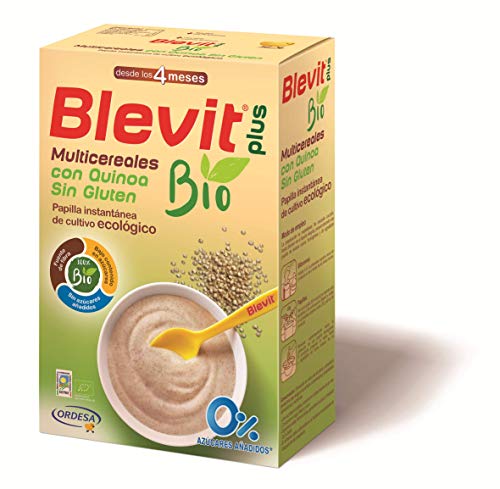 Blevit Plus Papilla Multicereales Quinoa Bio 1 Unidad 250 g , 100% ecológicas. A partir de los 5 meses.