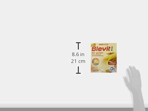 Blevit Plus Sin Gluten, 1 unidad 600grs. Papilla de cereales para bebé elaborada a partir de arroz y maíz. A partir de los 4 meses.