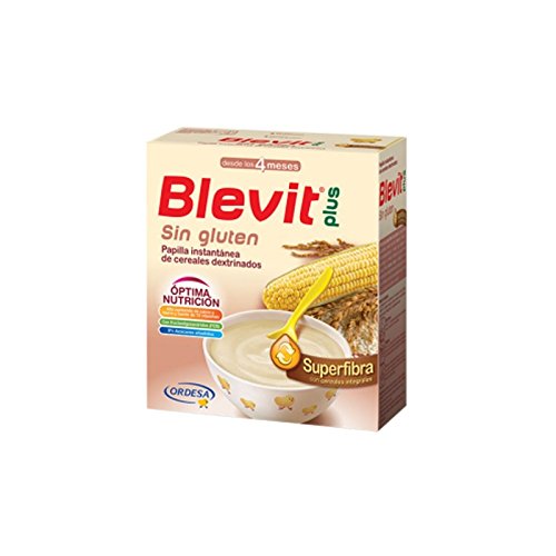 Blevit Plus Superfibra Sin Gluten, 1 unidad 600 gr. A partir de los 4 meses.