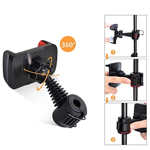 BLOOMWIN Anillo de Luz LED Regulable 8” para Fotografía Aro de Luz con Soporte Trípode Palo Selfie Control Remoto Bluetooth USB para Móvil Youtube Disparo Selfie Video Maquillaje Transmisión en Vivo