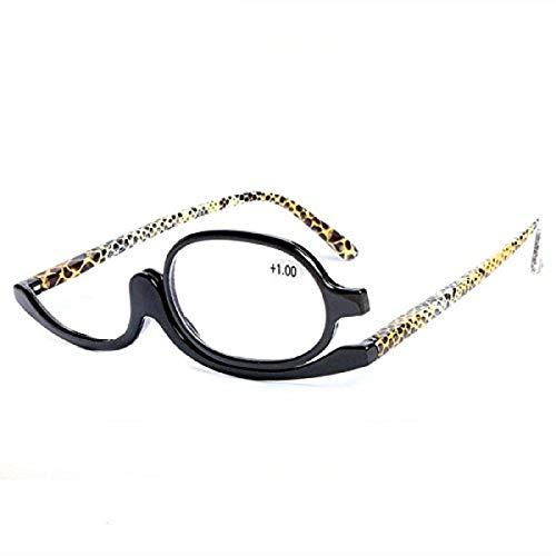 Bluelover Rotación Gafas De Maquillaje Anteojos De Aumento Cosméticos De Vidrio De Lectura Plegable Gafas - 3,5