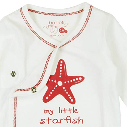 boboli 145224 Conjunto de Ropa, Rojo, One Size (Tamaño del Fabricante:3M) Bebé Unisex