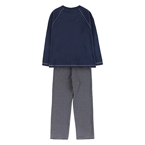 boboli Interlock Pajamas FOR Boy Conjuntos de Pijama, Azul (Indigo 2332), 92 para Niños
