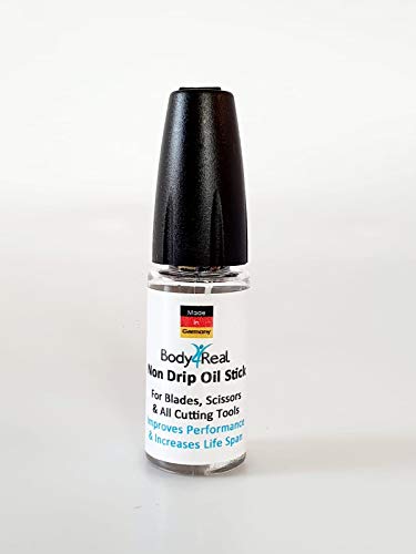 Body4Real - Engrasador cuentagotas de precisión para cortauñas, tijeras, maquinillas de afeitar e instrumentos de metal