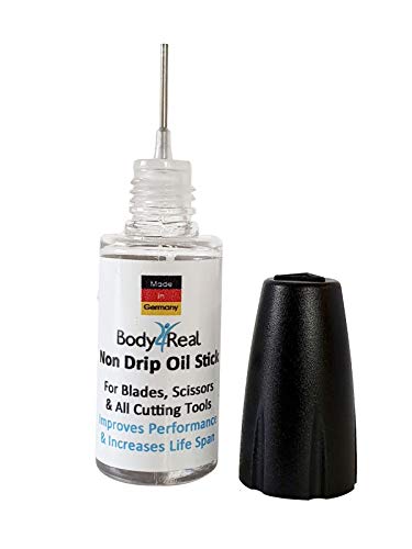 Body4Real - Engrasador cuentagotas de precisión para cortauñas, tijeras, maquinillas de afeitar e instrumentos de metal