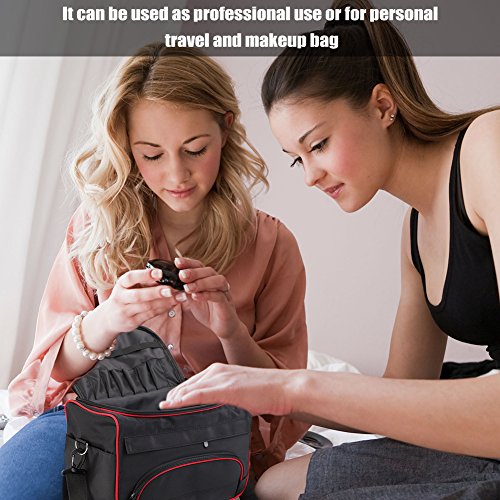 Bolsa de peluquería, bolsa de herramientas de almacenamiento grande Profesional de la peluquería herramienta de equipo de pelo Bolsa de transporte de múltiples funciones bolsa de peluquería portátil t