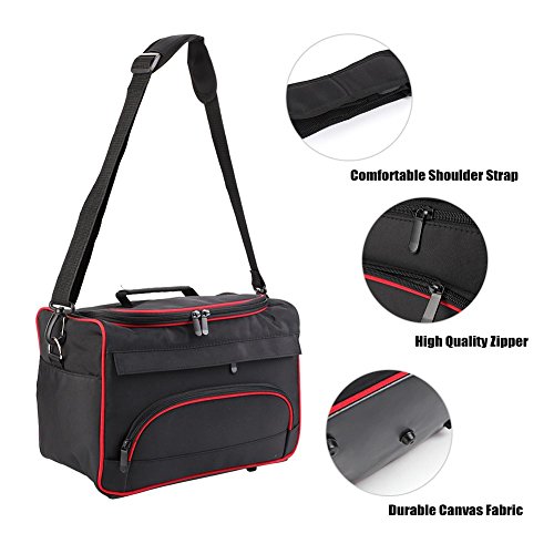 Bolsa de peluquería, bolsa de herramientas de almacenamiento grande Profesional de la peluquería herramienta de equipo de pelo Bolsa de transporte de múltiples funciones bolsa de peluquería portátil t